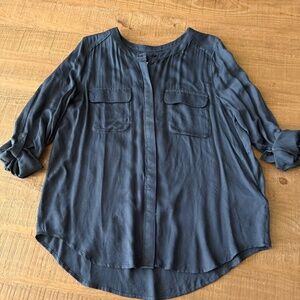 Navy Blue Blouse